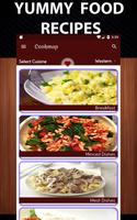 Continental food recipes app Plakat