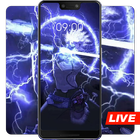 Cool Sci-Fi lightning man live wallpaper icône