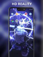 Cool Sci-Fi lightning man live wallpaper capture d'écran 2