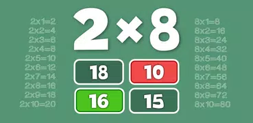 Tabuada de multiplicação jogo