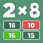 Jeu de table de multiplication icône