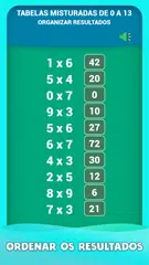 Baixar Tabuada de multiplicação jogo APK