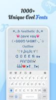 Cool Fonts - Keyboard & Themes imagem de tela 1