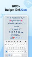 Cool Fonts - Keyboard & Themes imagem de tela 1