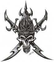 Cool Tattoo design Wallpaper 포스터