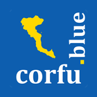 Corfu Blue Tourist Guide Zeichen
