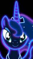 Cute Neon Pony Wallpapers captura de pantalla 1