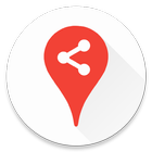 Location Share ícone