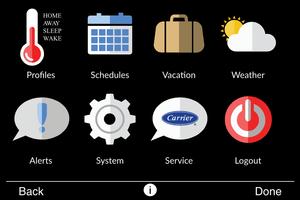 Carrier® Côr™ Thermostat screenshot 3