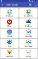 Cloud Storage / Backup Data Plakat