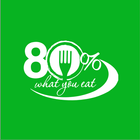 80 Percent What You Eat أيقونة