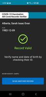 AB Covid Records Verifier screenshot 2