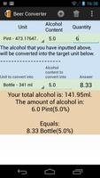 Alcohol & Beer Converter poster