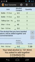 Alcohol & Beer Converter ảnh chụp màn hình 3