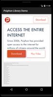 Psiphon Library Demo Affiche