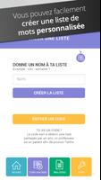 Dictée de vocabulaire Alloprof تصوير الشاشة 1
