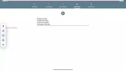 Poet Assistant (English) APK 下載