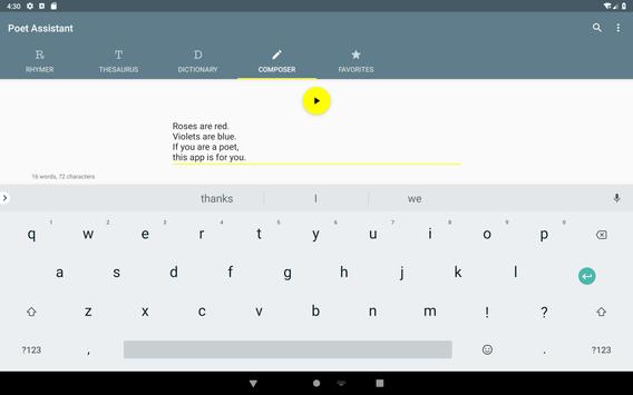 Poet Assistant 截图 11