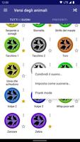 1 Schermata Versi degli animali