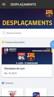 FC Barcelona Desplaçaments Affiche