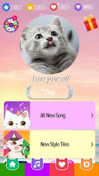 Pink Cat Piano - Magic Girly Piano Tiles Cat