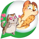 Kittenz: Cat Stickers For whatsapp - WAStickerApps aplikacja