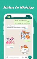 Kittenz: Cat Stickers For whatsapp - WAStickerApps poster