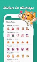 Kittenz: Cat Stickers For whatsapp - WAStickerApps imagem de tela 1