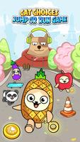 Cat Choices: Jump or Run Game Plakat