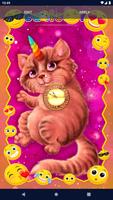 Cute Unicorn Cat 4K Wallpapers captura de pantalla 1