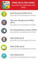 Bank Soal HOTS CPNS 2020 (SSCN CPNS BKN) captura de pantalla 1