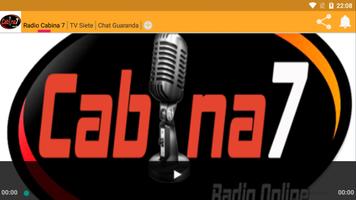 Cabina 7 Radio Online الملصق