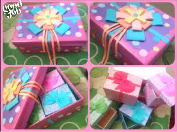 Como hacer cajas para regalos