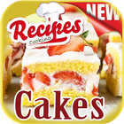 Homemade Cake Recipes Offline icône