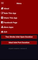 Two 2 Stroke Inlet Port Open Duration Calculator Poster