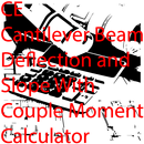 CantileverBeamDeflection&SlopeWithCoupleMomentCalc APK