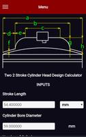 Two 2 Stroke Cylinder Head Des-poster