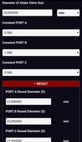 Ideal Four 4 Stroke Intake Port Calculator Screenshot 2