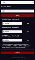 Ideal Four 4 Stroke Intake Port Calculator screenshot 3