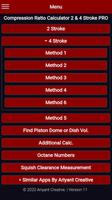 Compression Ratio Calculator 2 & 4 Stroke PRO-poster