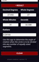 برنامه‌نما Rotary Table Calculator عکس از صفحه