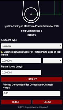 Ignition Timing at Maximum Power Calculator PRO 截图 3