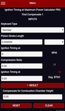 Ignition Timing at Maximum Power Calculator PRO 截图 1