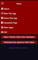 Ideal Four 4 Stroke Valve Size Calculator পোস্টার