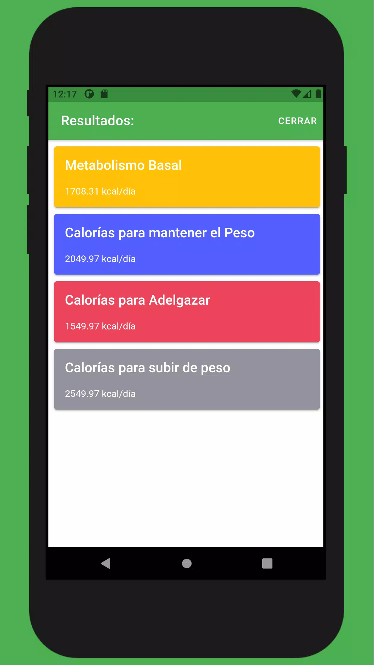 Calculadora Harris Benedict APK for Android Download