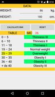 CALCULATE BMI imagem de tela 2