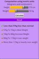 BMI Calculate Easy पोस्टर