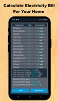 Calculateur d'électricité capture d'écran 2