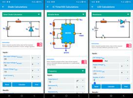 อิเล็กทรอนิกส์:ElectroCalc ภาพหน้าจอ 1