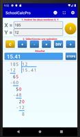 Division posée calculatrice capture d'écran 1